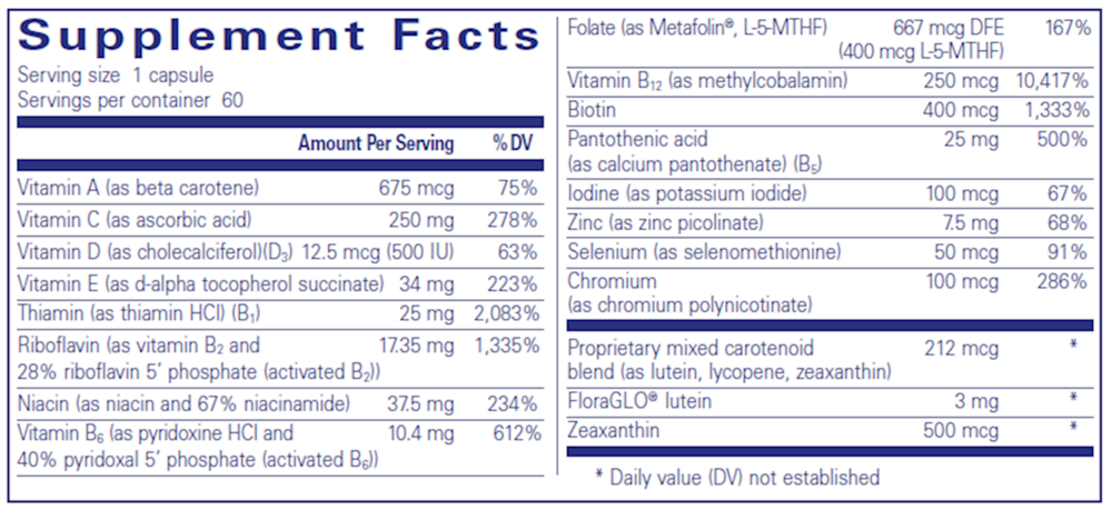 Pure Encapsulations Multi T/D — view 3