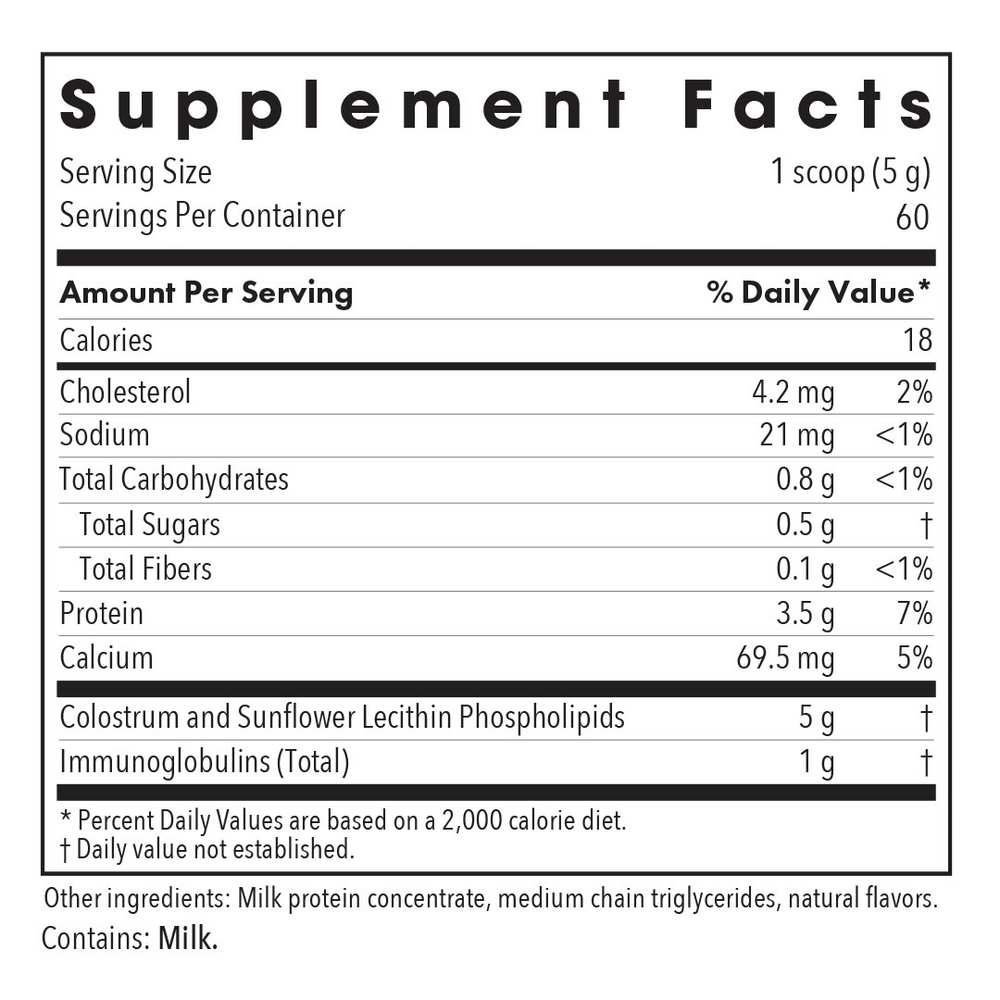 Allergy Research Group Phospholipid Colostrum — view 3