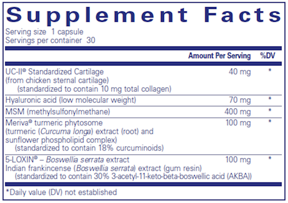Pure Encapsulations Joint Complex (single dose)* — view 3