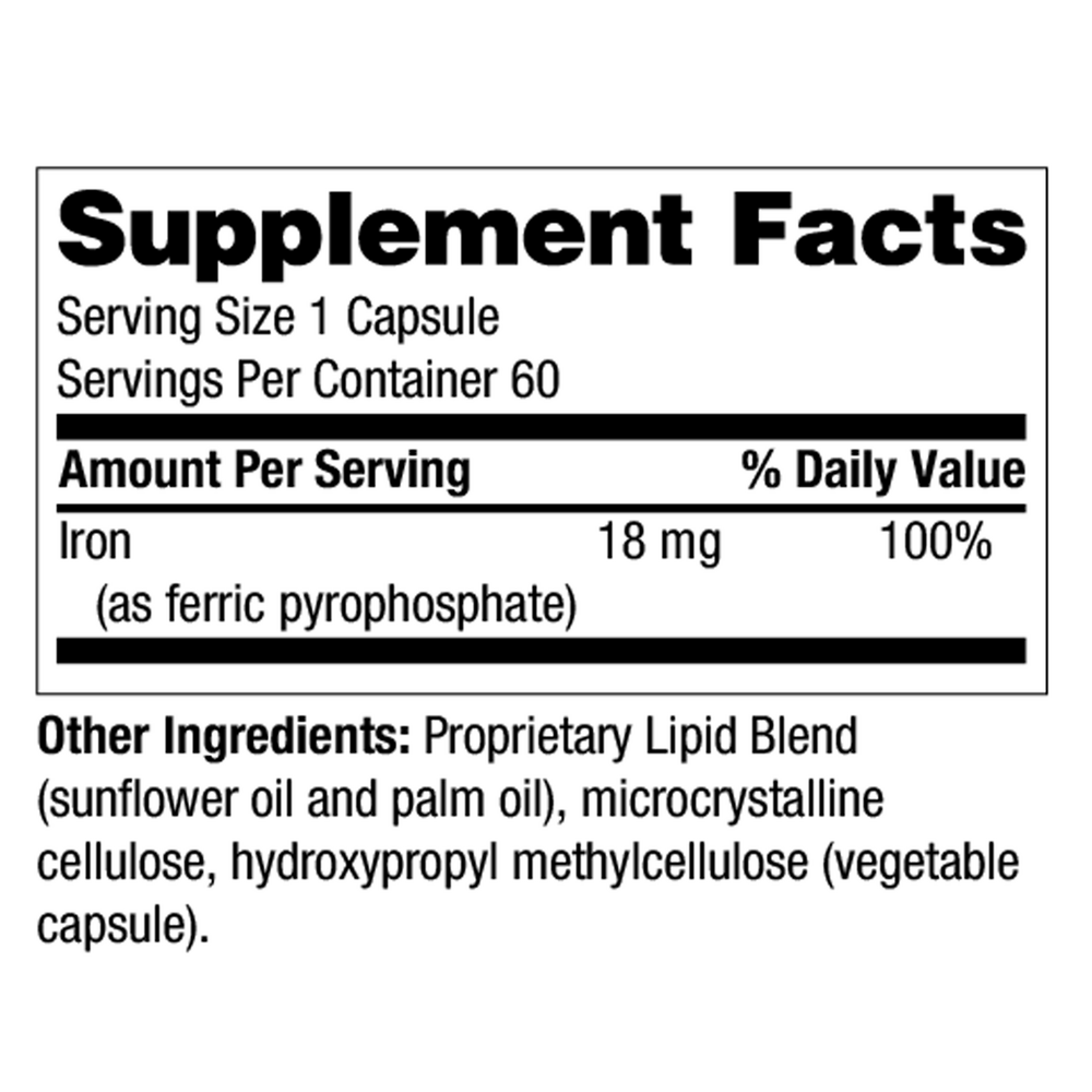 NuMedica Liposomal Iron Capsules — view 3