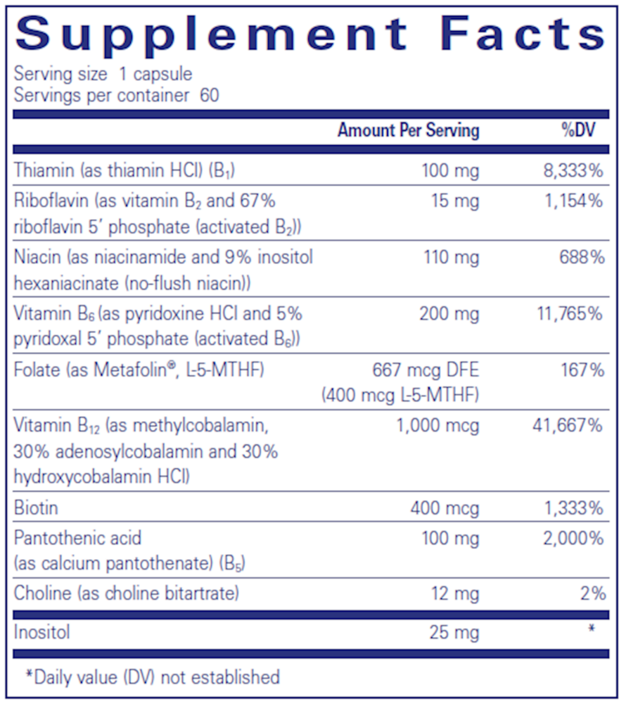 Pure Encapsulations B6 Complex — view 3