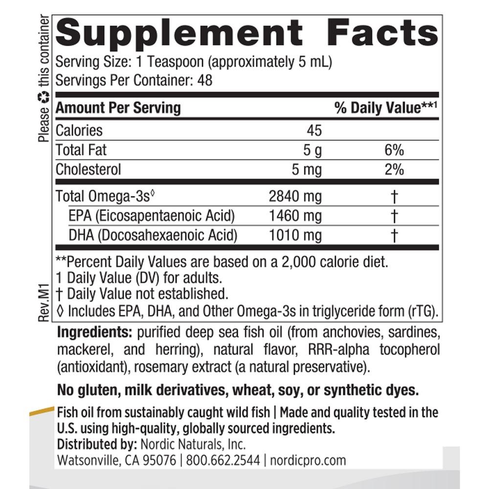 Nordic Naturals ProOmega Lemon Liquid — view 3