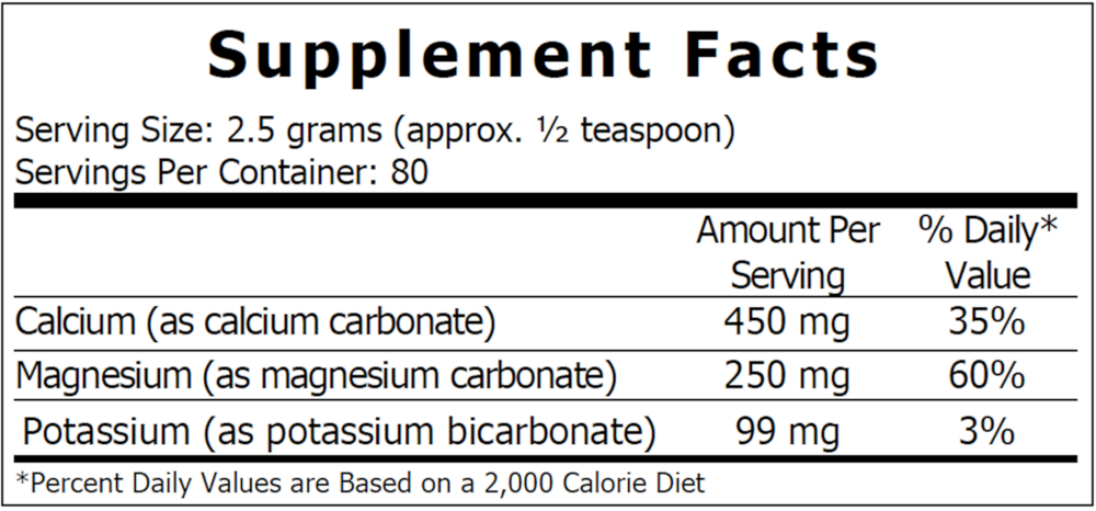 Ecological Formulas/Cardiovascular Research Tri-Salts — view 3