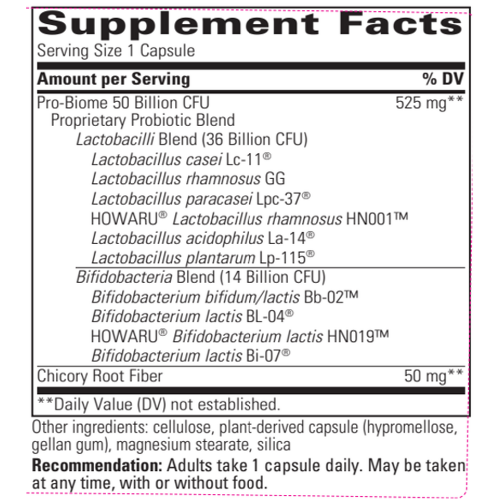 Integrative Therapeutics Pro-Biome 50B — view 3