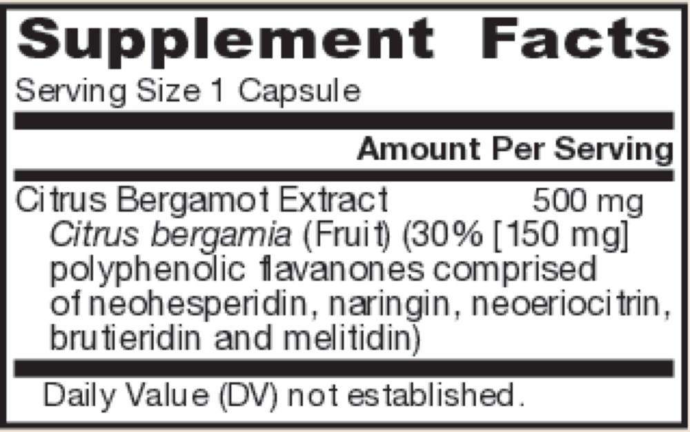Jarrow Formulas Citrus Bergamot 500mg — view 3