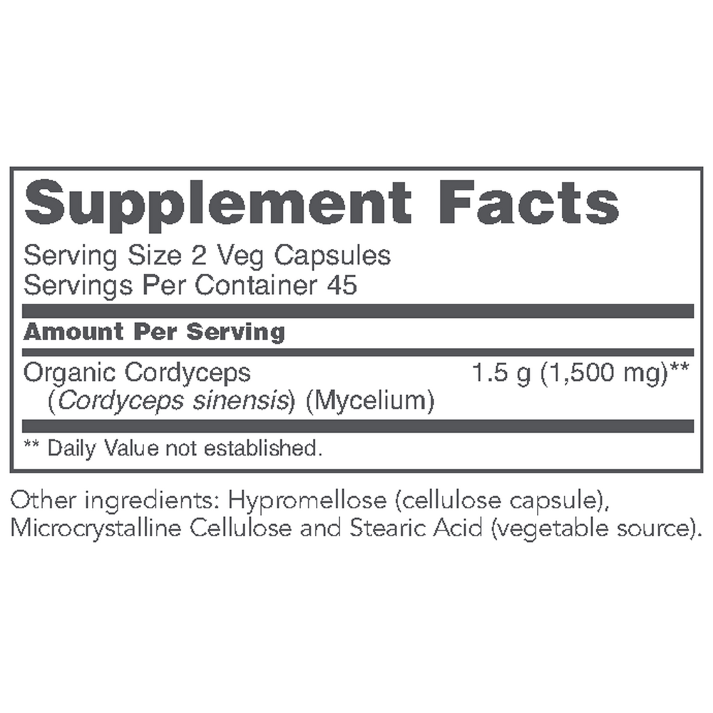 Protocol for Life Balance Organic Cordyceps — view 3
