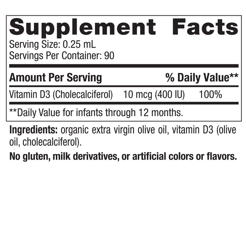 Nordic Naturals Baby's Vitamin D3 Liquid — view 3