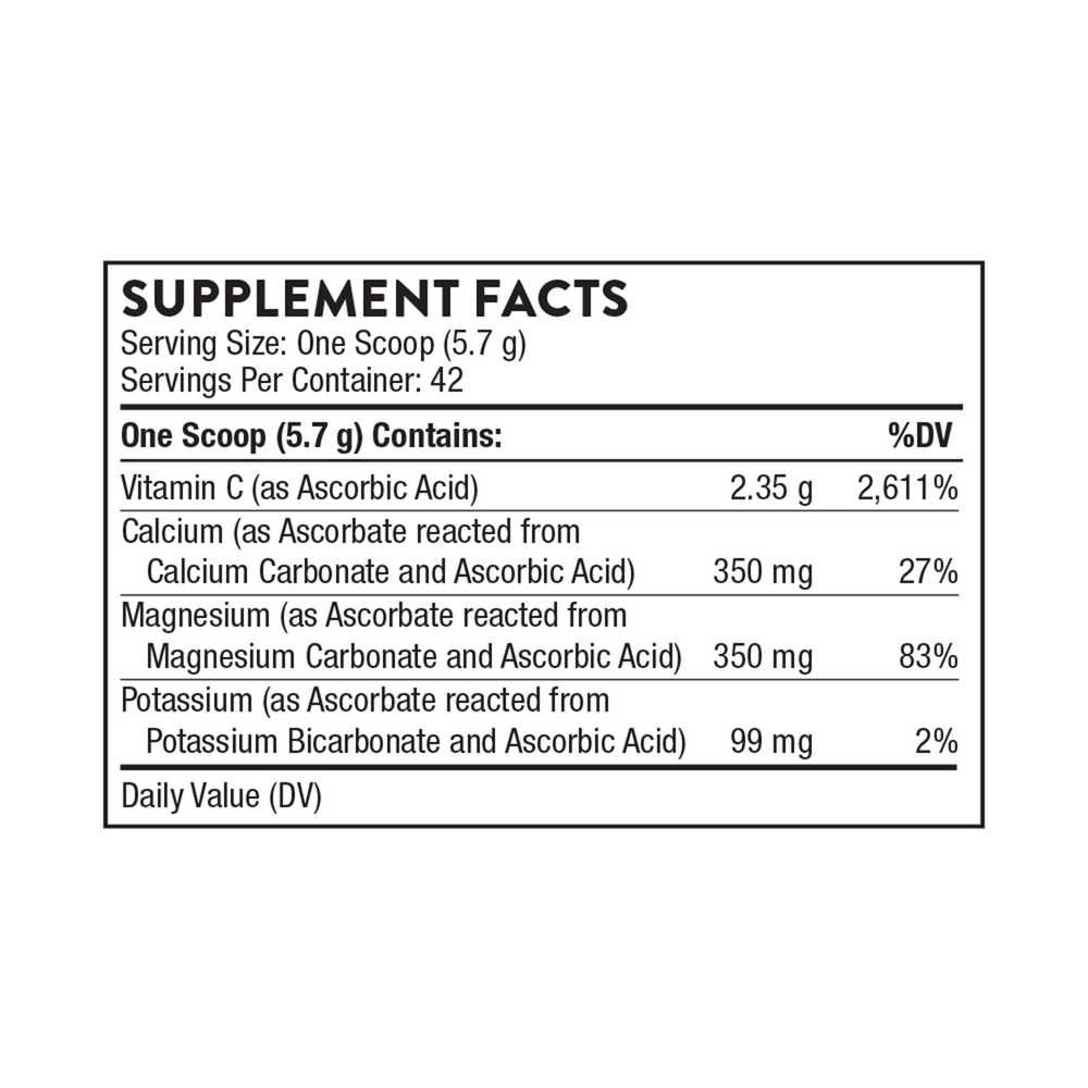 Thorne High Potency Vitamin C (formerly Buffered C Powder) — view 3