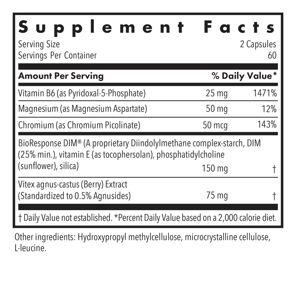 Allergy Research Group DIM Vitex Hormone Detox — view 3