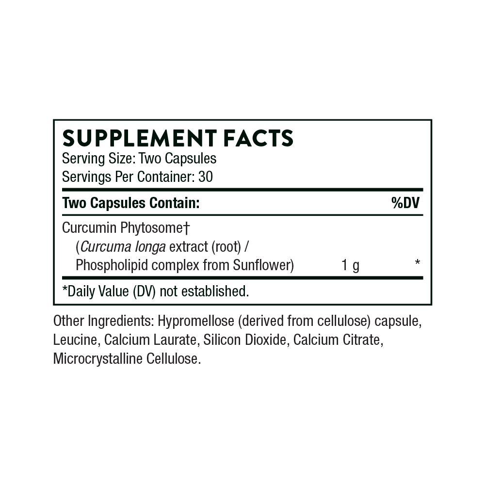 Thorne Curcumin Phytosome (formerly Meriva) — view 3