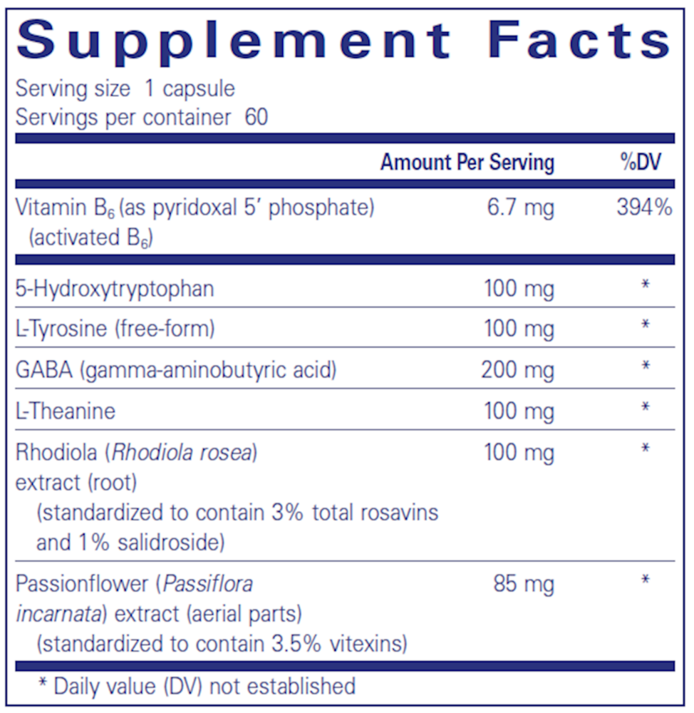 Pure Encapsulations Emotional Wellness* — view 3