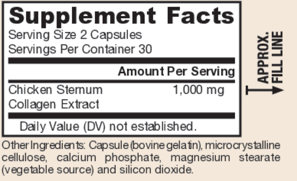 Jarrow Formulas Type 2 Collagen 500mg — view 3
