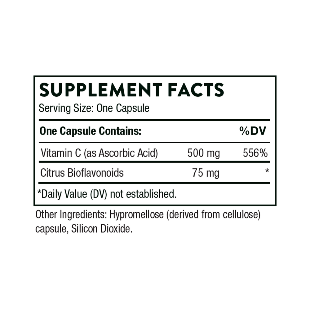 Thorne Vitamin C 500 mg — view 3