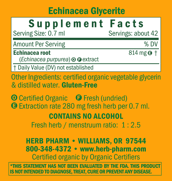 Herb Pharm Echinacea Glycerite — view 3