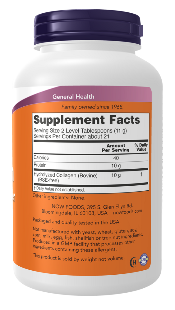 NOW Foods Collagen Peptides — view 3