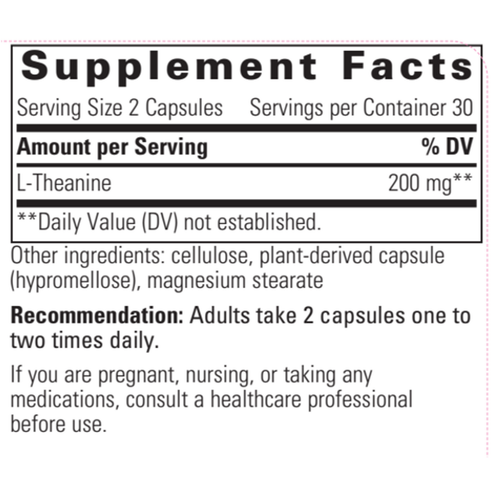 Integrative Therapeutics L-Theanine — view 3
