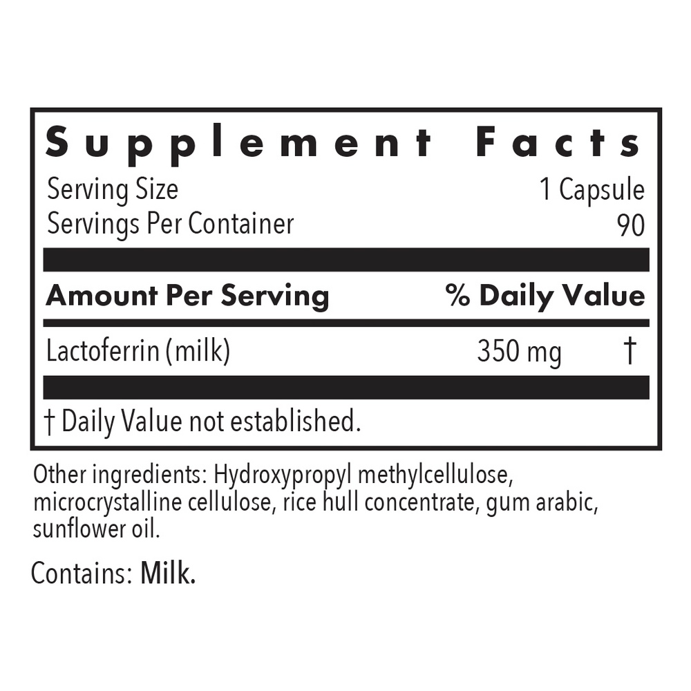 Allergy Research Group Laktoferrin 350mg — view 3