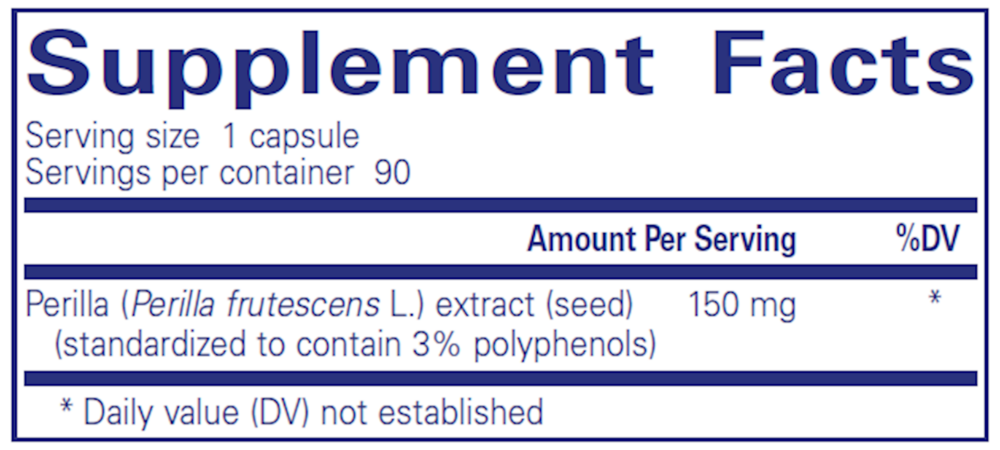 Pure Encapsulations Perilla extract — view 3