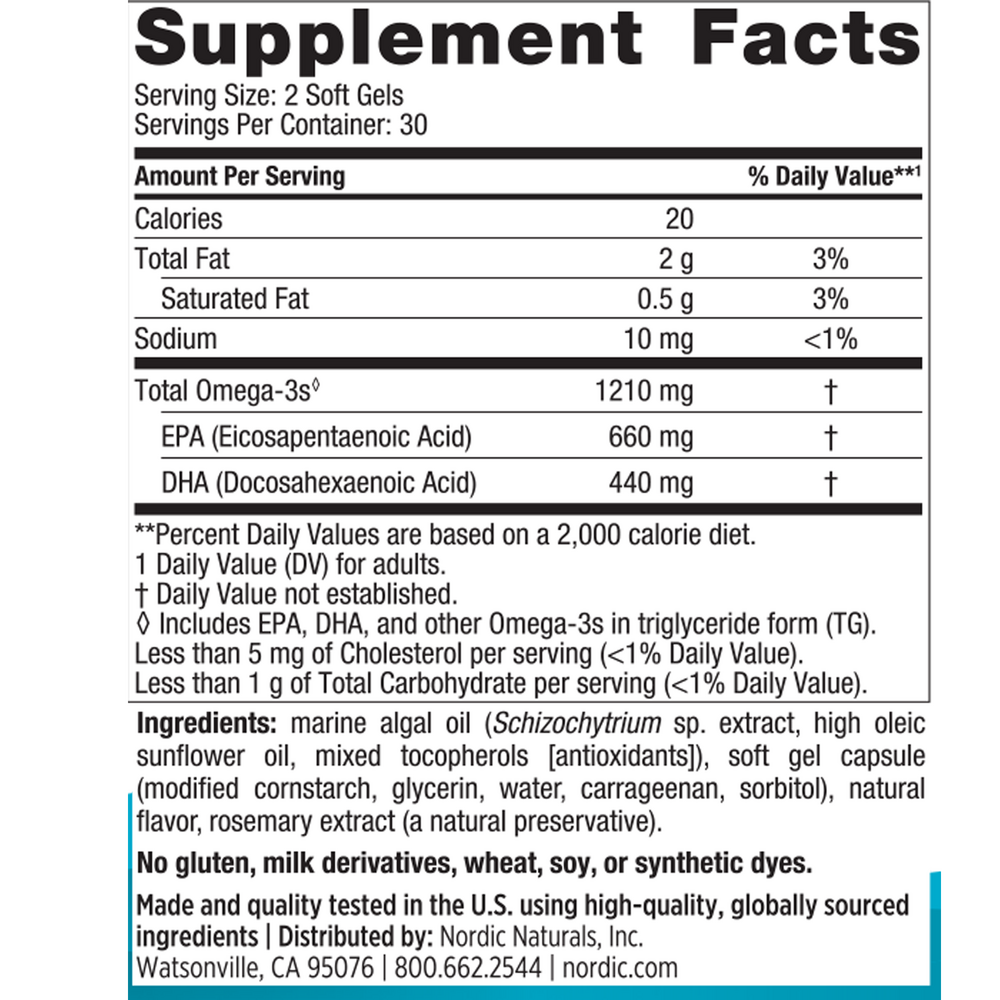 Nordic Naturals Ultimate Omega Plant Based — view 3
