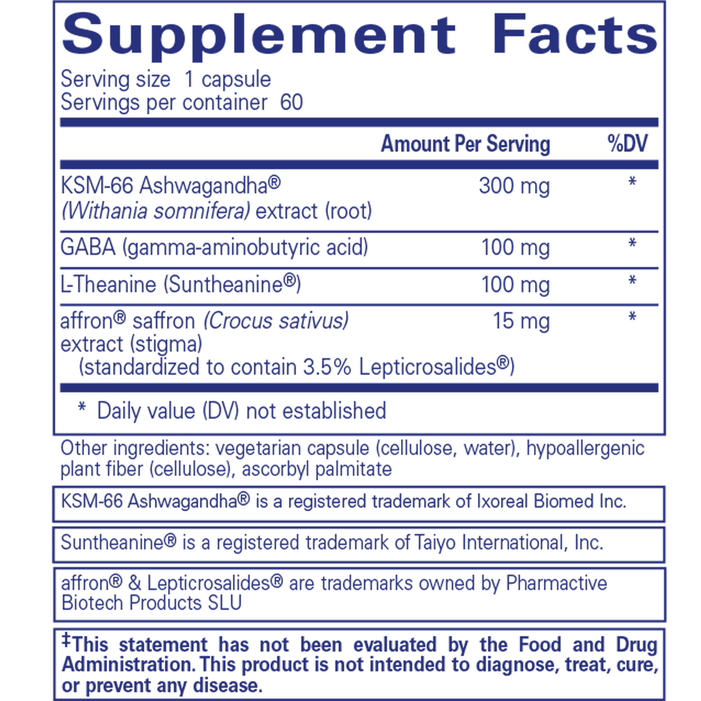 Pure Encapsulations Daily Calm — view 3