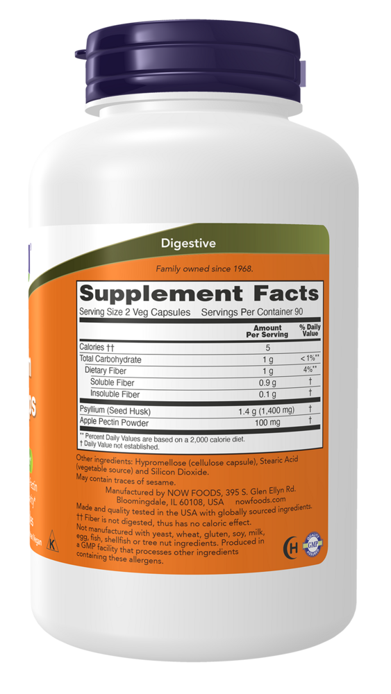 NOW Foods Psyllium Husk 700mg — view 3