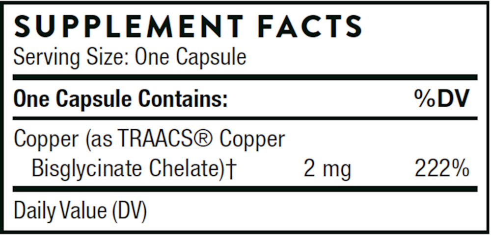 Thorne Copper Bisglycinate — view 3