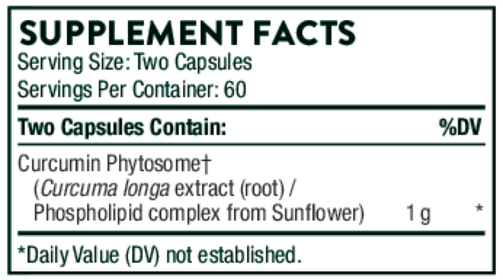 Thorne Curcumin Phytosome (formerly Meriva) NSF — view 3