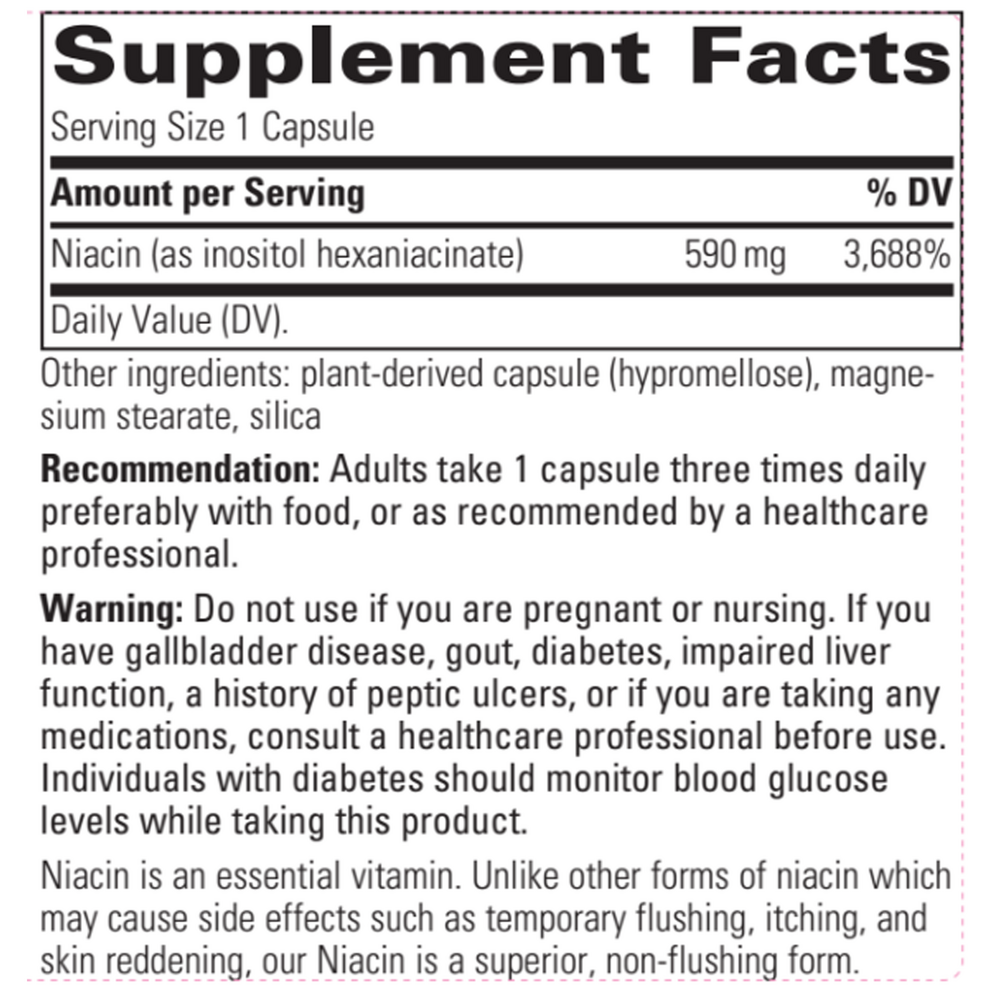 Integrative Therapeutics Niacin (Flush Free) — view 3