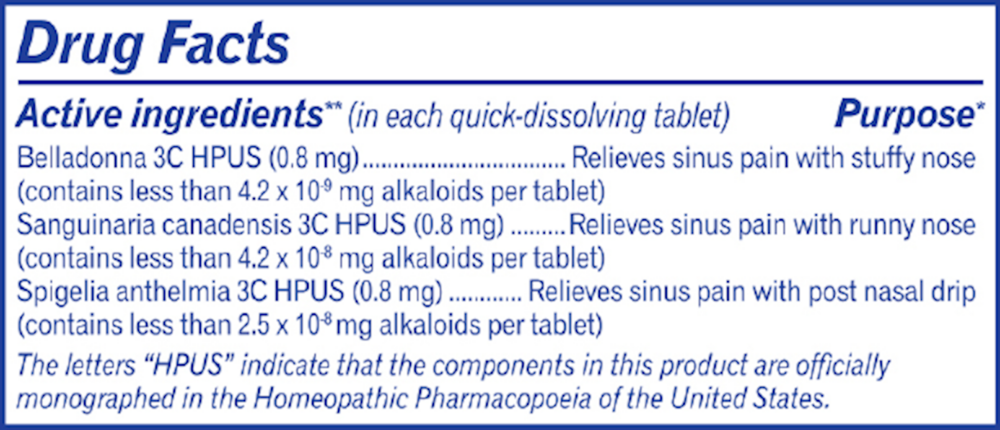 Boiron Homeopathics SinusCalm™ — view 3