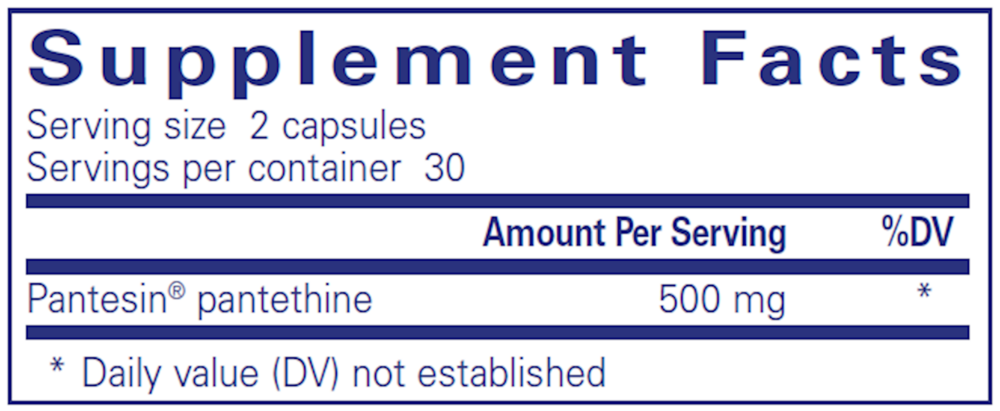 Pure Encapsulations Pantethine — view 3