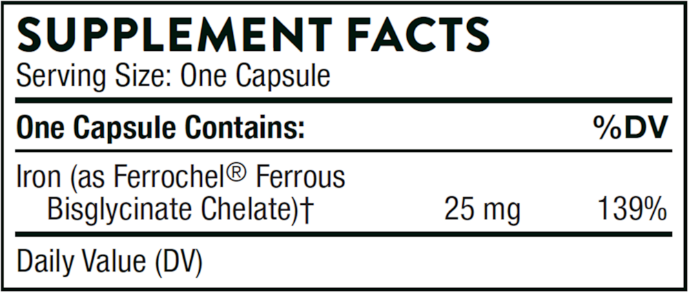 Thorne Iron Bisglycinate NSF — view 3