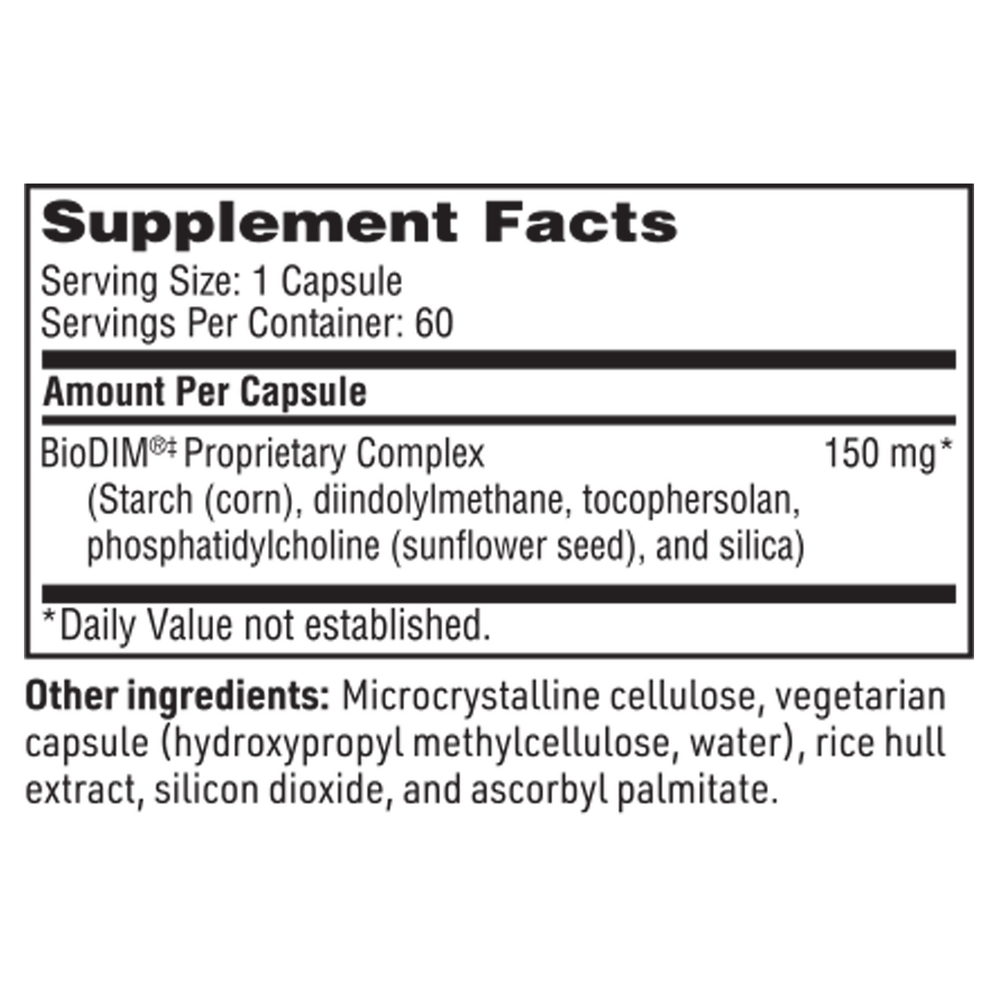 Klaire Labs/SFI Health BioDIM 150mg — view 3