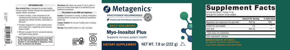 Metagenics Myo-Inositol Plus — view 3