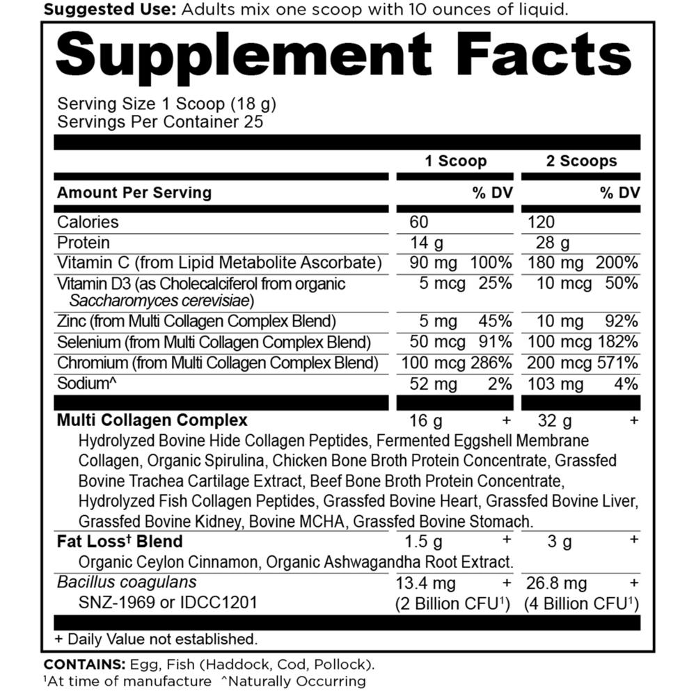 Ancient Nutrition Multi Collagen Advanced Lean, Cinnamon — view 3