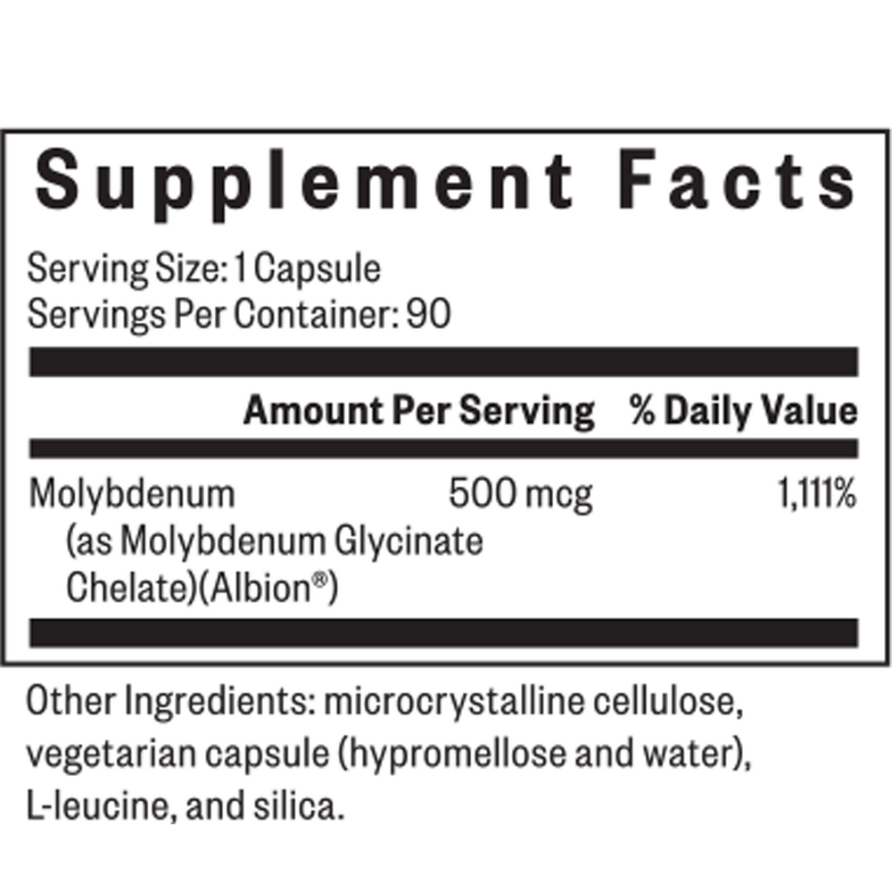 Seeking Health Molybdenum 500 — view 3