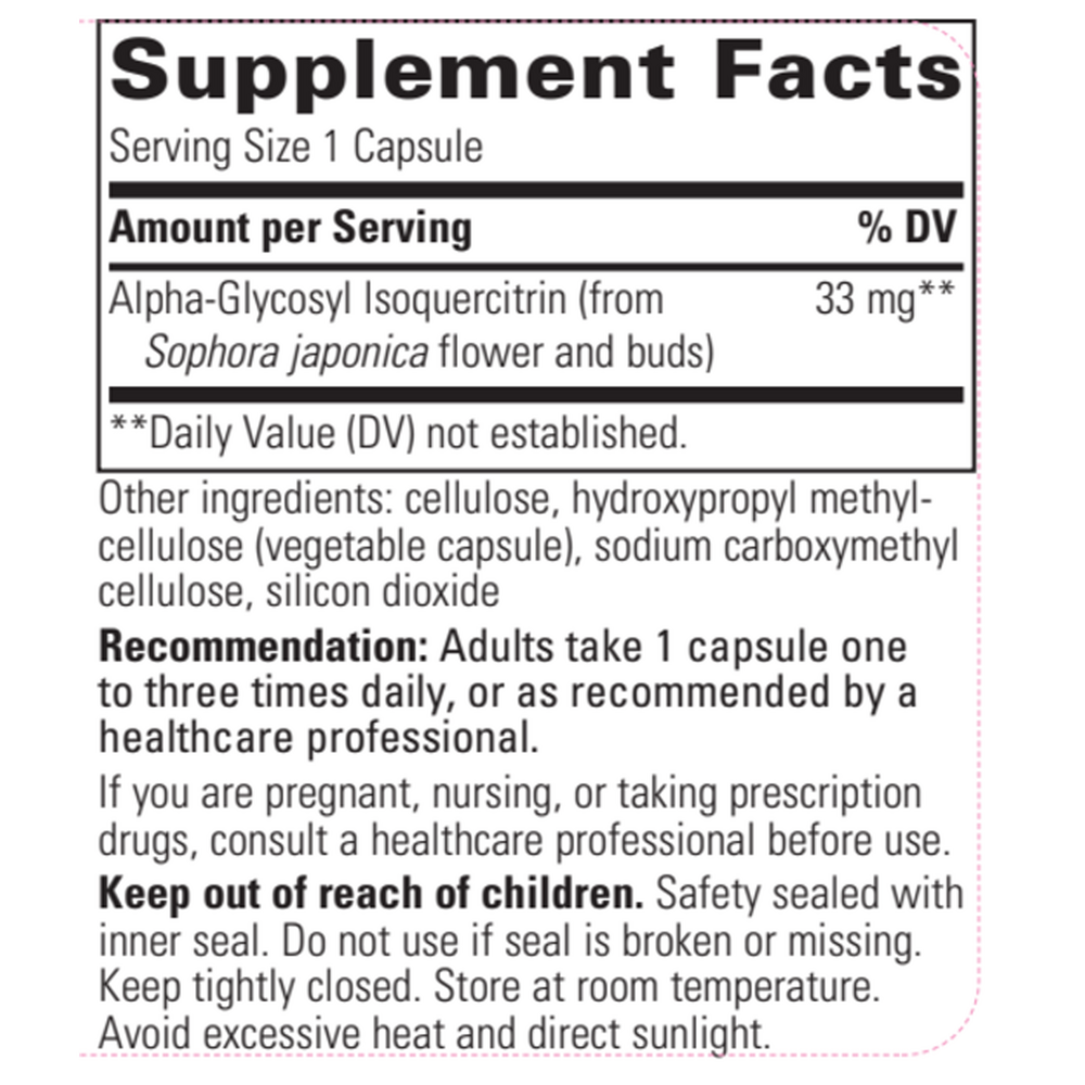 Integrative Therapeutics Alpha-Glycosyl Isoquercitrin — view 3
