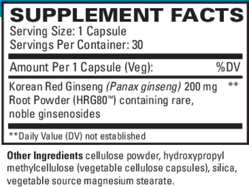 EuroMedica Red Ginseng Energy — view 3
