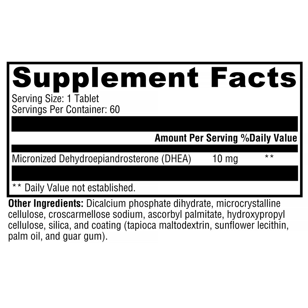 Xymogen DHEA Micronized 10mg — view 3