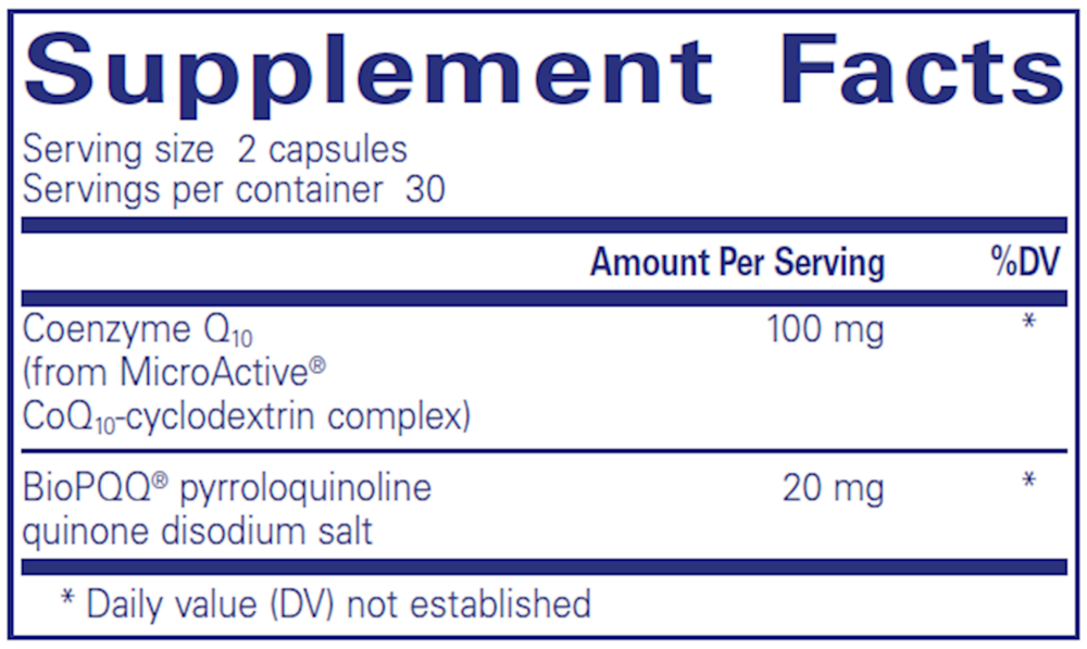 Pure Encapsulations SR-CoQ10 w/PQQ — view 3