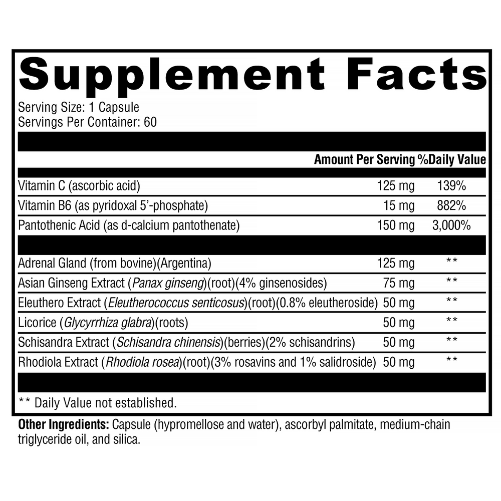 Xymogen Adrenaliv (Energy Support) — view 3