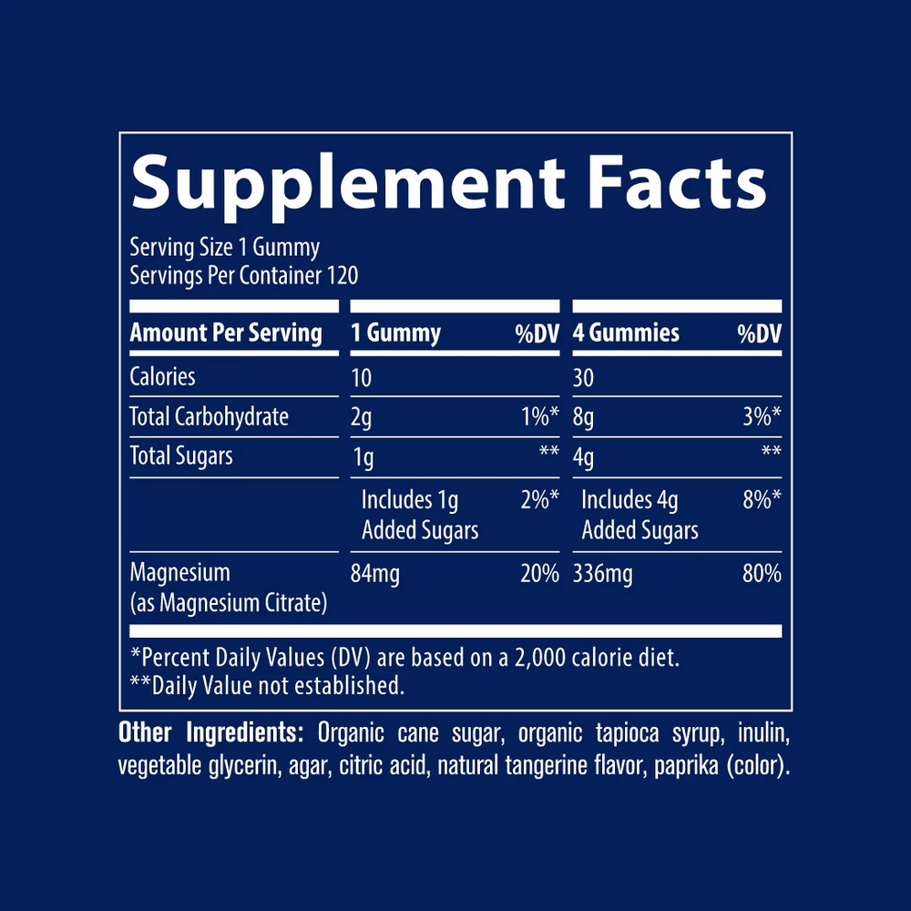 Trace Minerals Research Magnesium Gummies - Tangerine — view 3