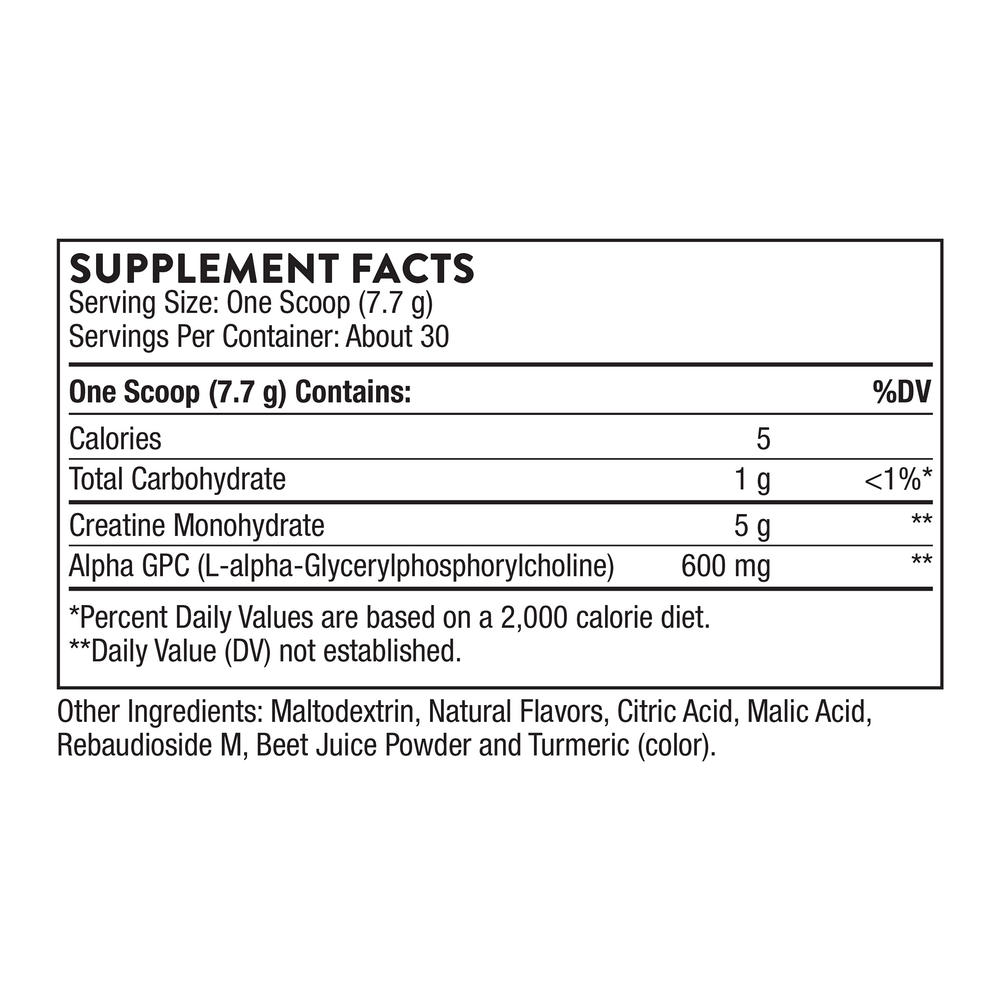 Thorne Creatine + Alpha GPC (Watermelon Lemonade Flavored) — view 3
