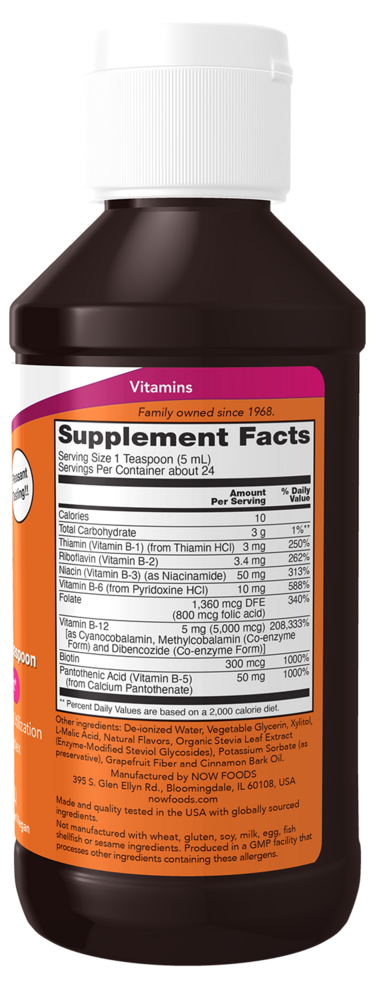 NOW Foods Ultra B-12 — view 3