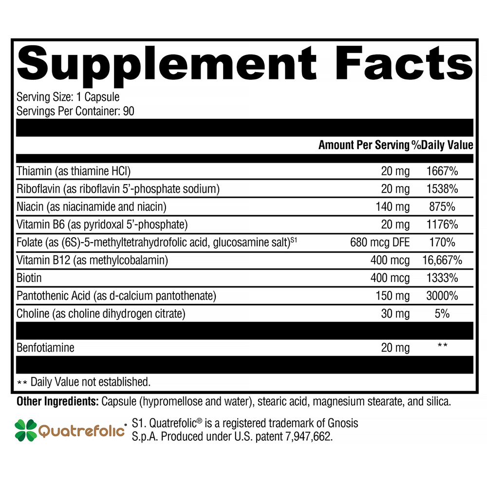 Xymogen B Activ (B Vitamin Complex) — view 3