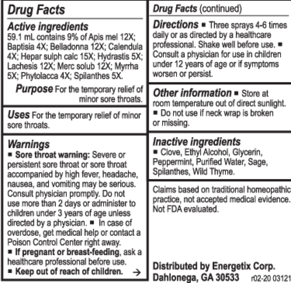 Energetix Throat Spray Tone — view 3
