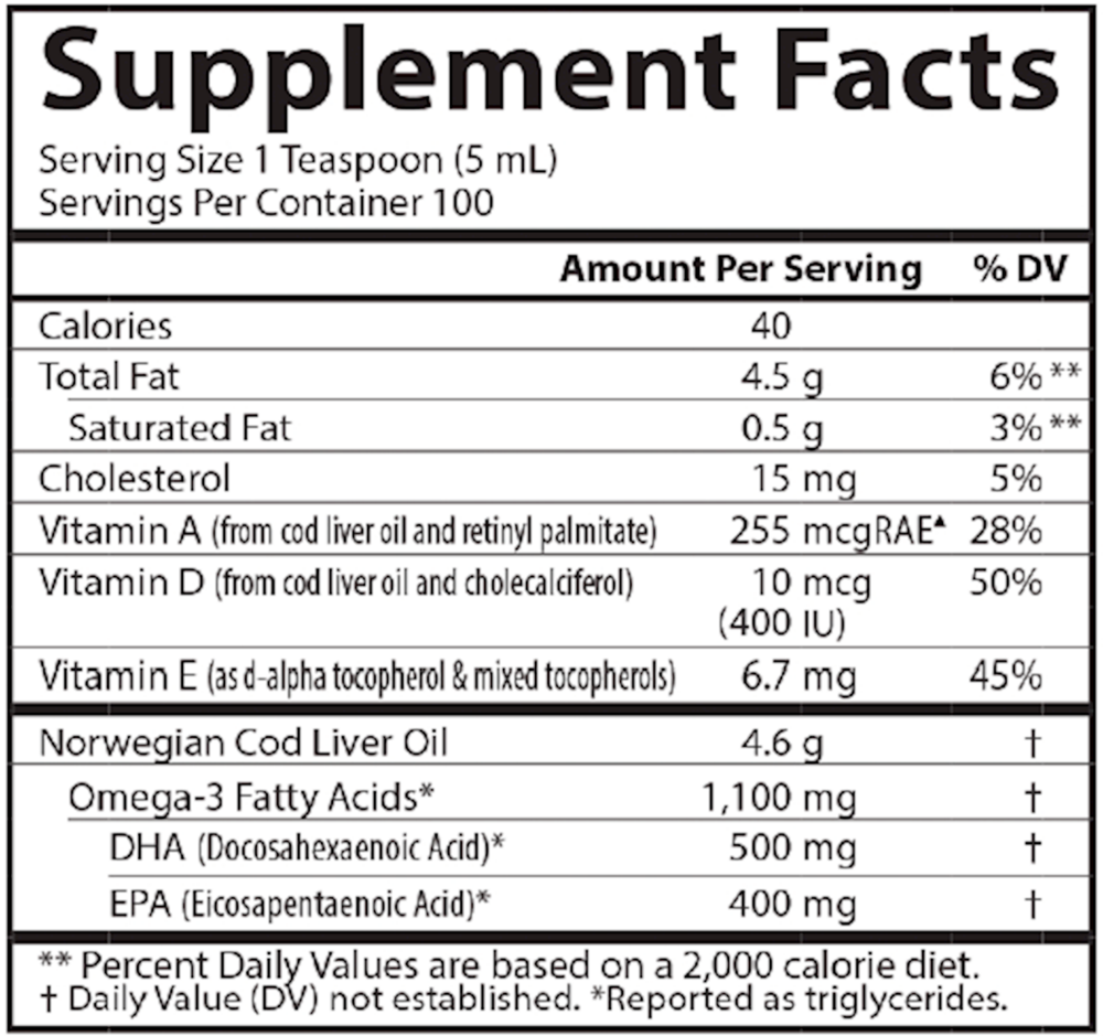 Carlson Labs Cod Liver Oil Lemon — view 3