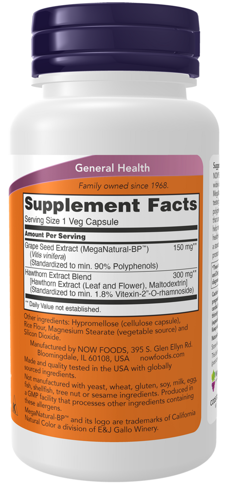 NOW Foods Blood Pressure Health — view 3