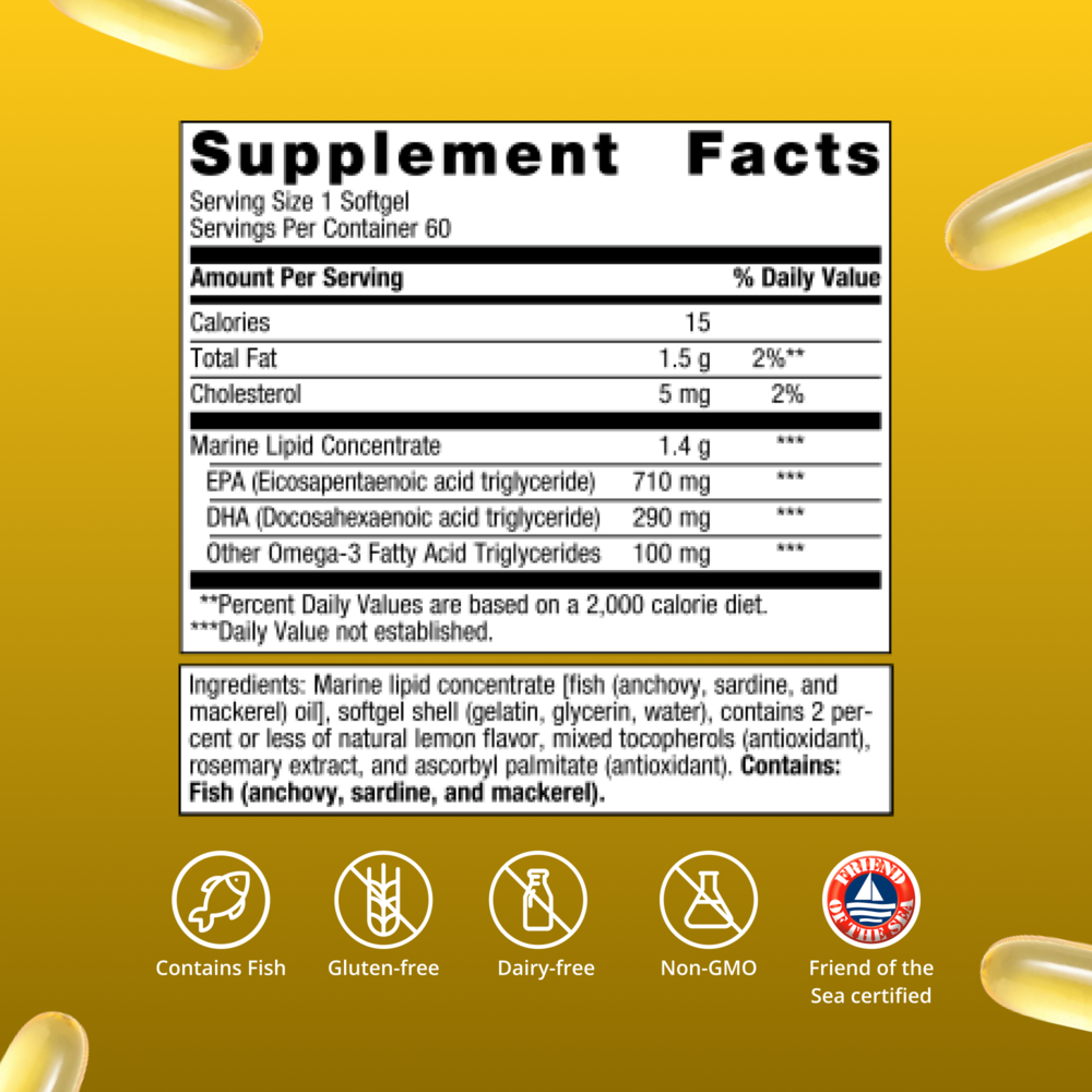 Metagenics OmegaGenics® EPA-DHA 720 Fish Oil — view 3