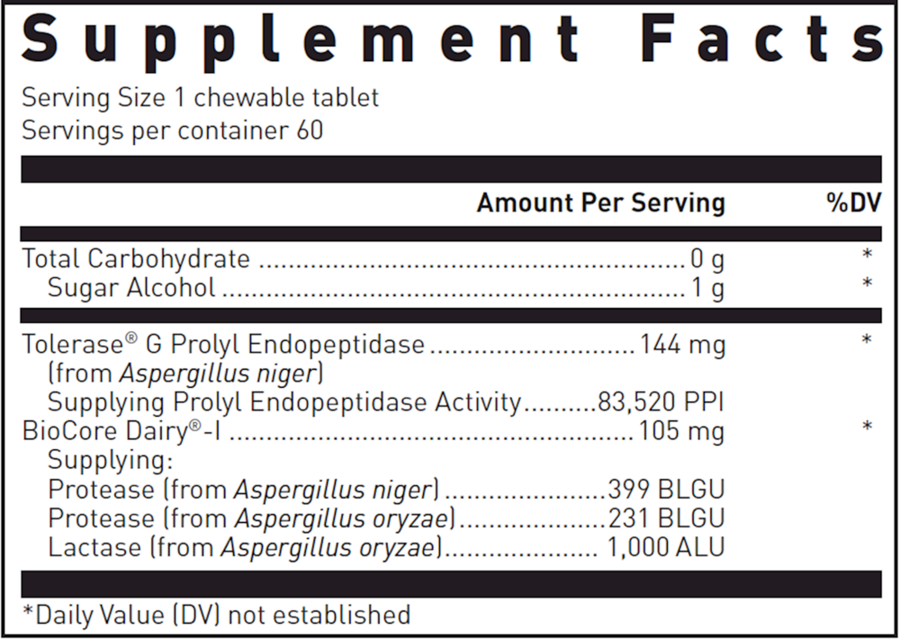 Douglas Labs Gluten-Dairy Ultra Enzyme — view 3