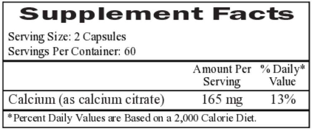 Ecological Formulas/Cardiovascular Research Calcium Citrate — view 3